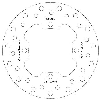 Brake Disc Rear - Suzuki RM 85 02-04