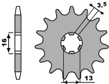 Front sprocket