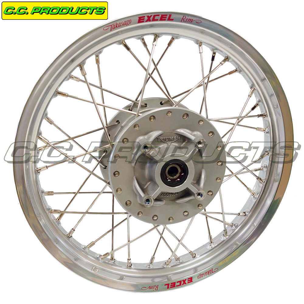 Spoke Set Triumph Bonneville T100 18x2,50 01- Rear Wheel - 2