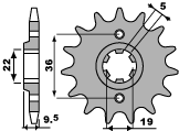 Front sprocket