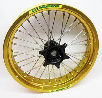 17x3,50 KTM SX-C 620 97-00 Front Wheel (Anodized hub)