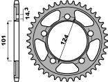 Rear Sprocket Steel KTM