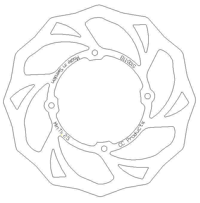 Brake Disc Front Husqvarna