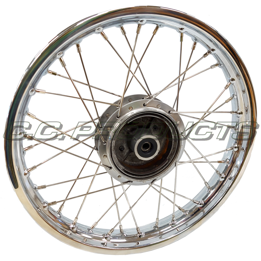 Spoke Set Yamaha FS1 DX 17-inch 76-89 Rear Wheel - 3