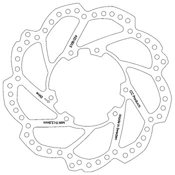 Bromsskiva Fram Honda CRF 250/450 15-
