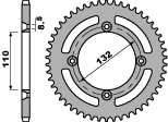 Rear Sprocket Steel