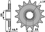 Front sprocket