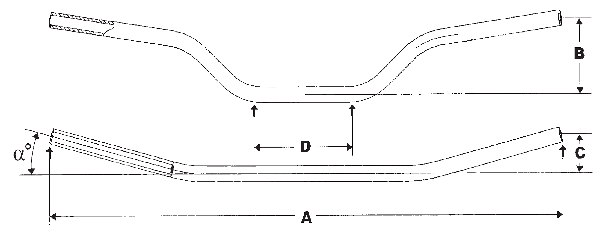 Magura handlebar QX2 - 2