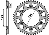 Rear Sprocket Aluminum