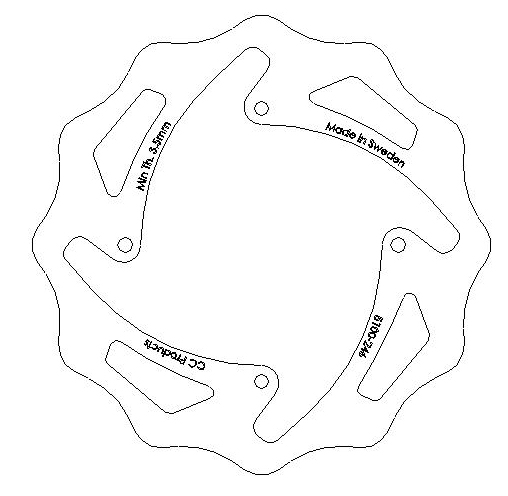 Brake Disc Rear KTM
