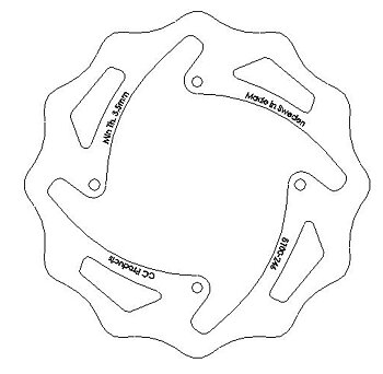 Brake Disc Rear KTM