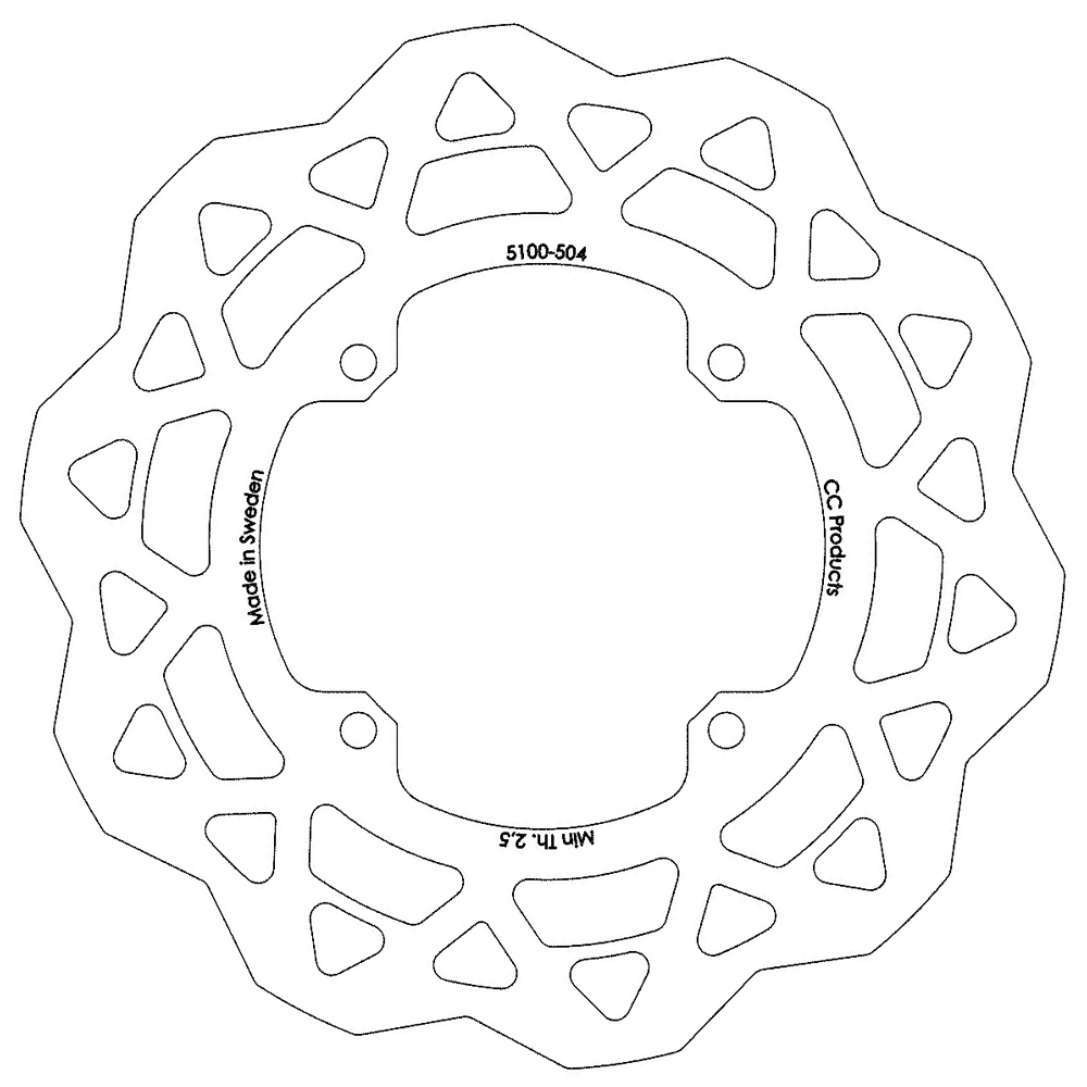 Bromsskiva Fram  270 mm