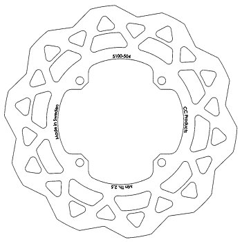 Bromsskiva Fram  270 mm