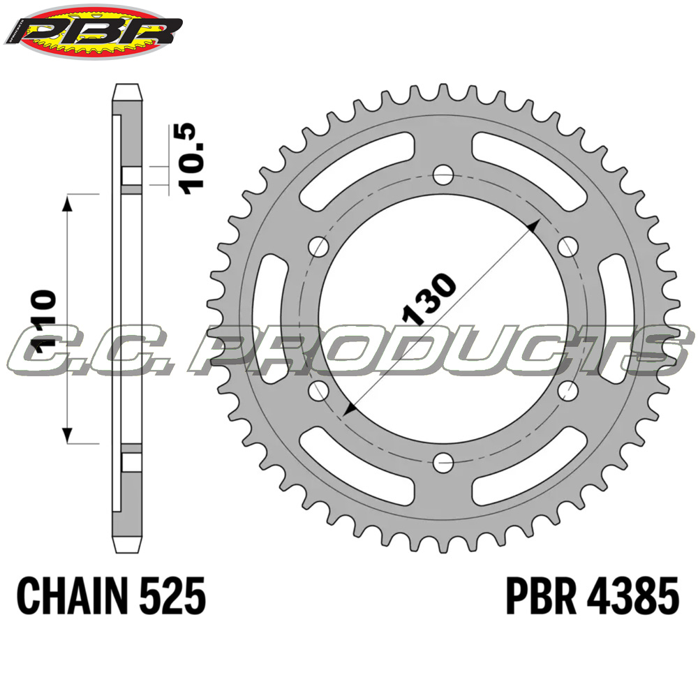 Rear Sprocket Steel - SUZUKI