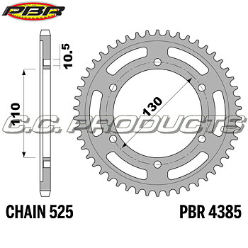 Rear Sprocket Steel - SUZUKI