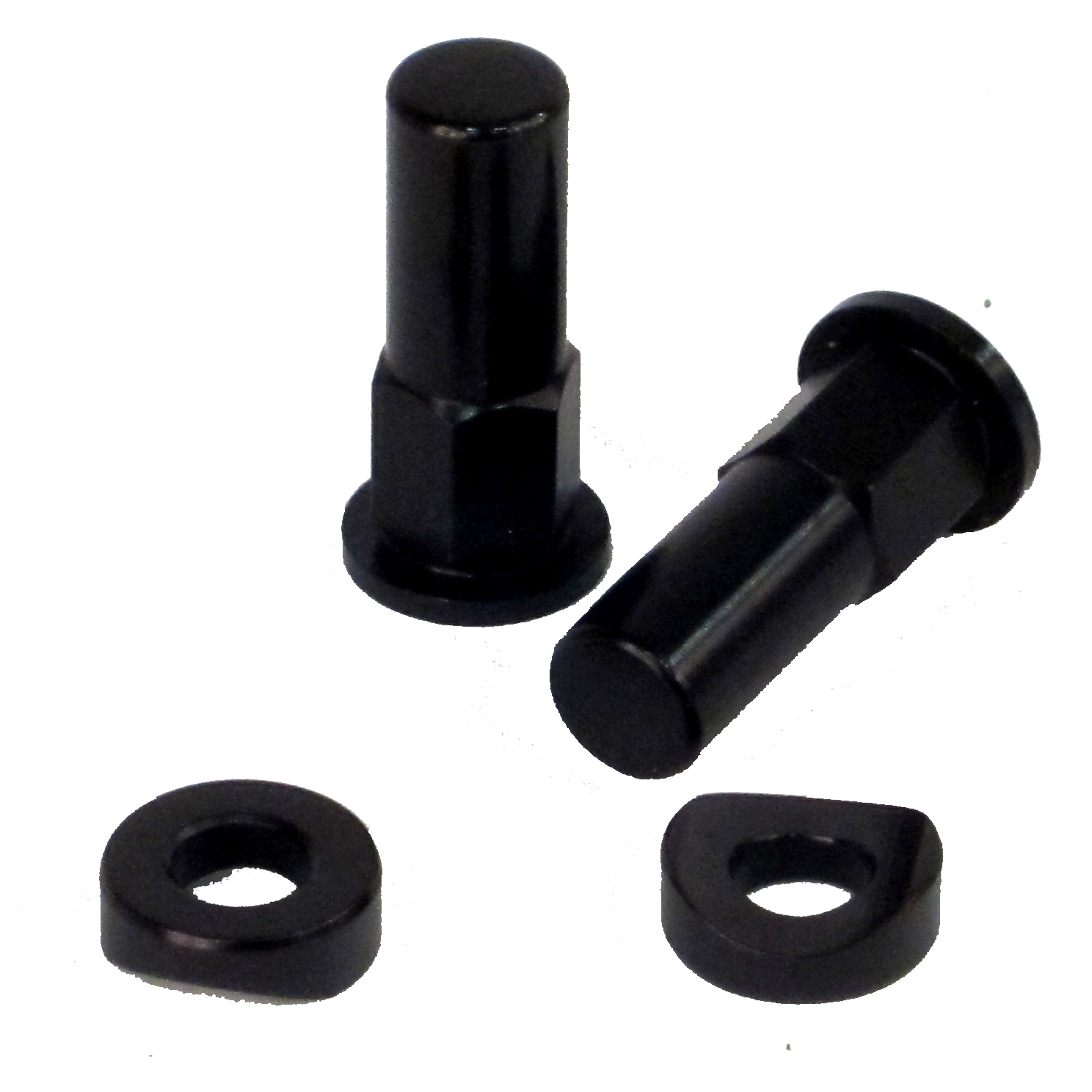 Rim lock nuts black