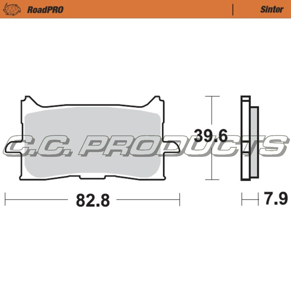 Brake pads - Moto-Master RoadPro Sinter