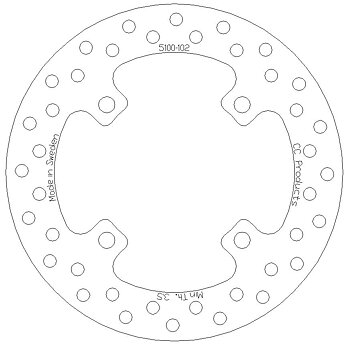 Bromsskiva Bak 220 mm - HONDA