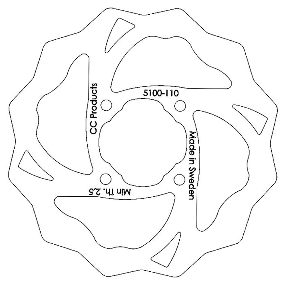 Brake Disc Rear 160 mm - KTM