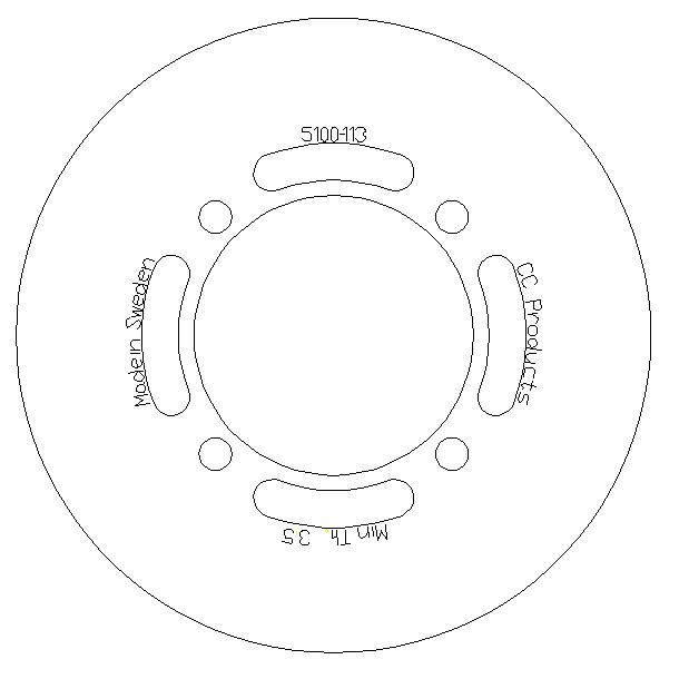 Brake Disc Front/Rear  Solid