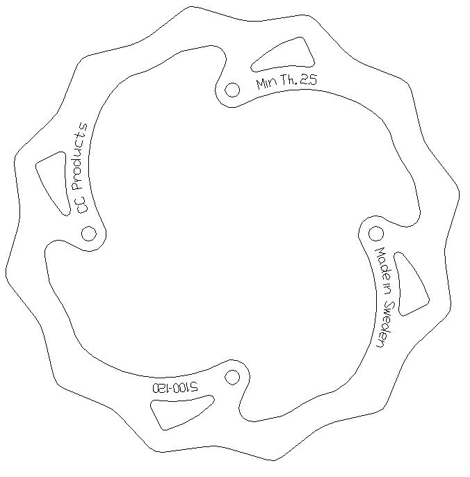 Brake Disc Rear KTM