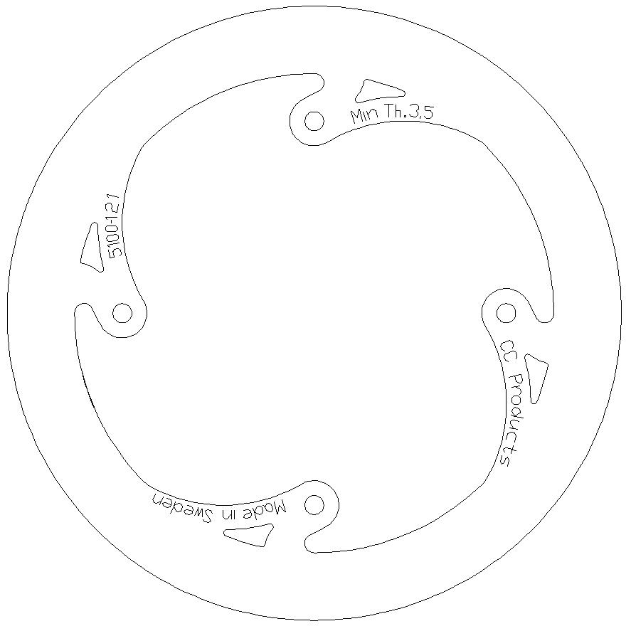 Brake Disc Rear Solid KTM