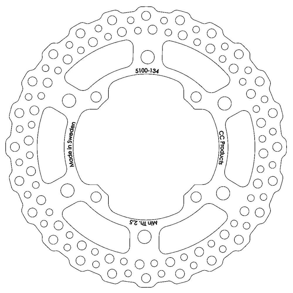 Brake Disc Front 250 mm