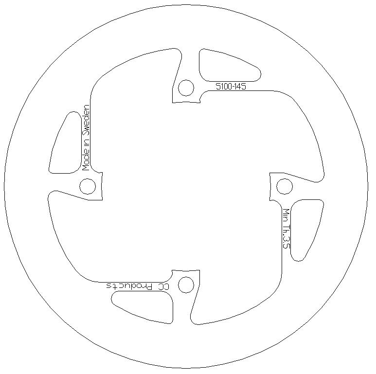 Brake Disc Rear Solid