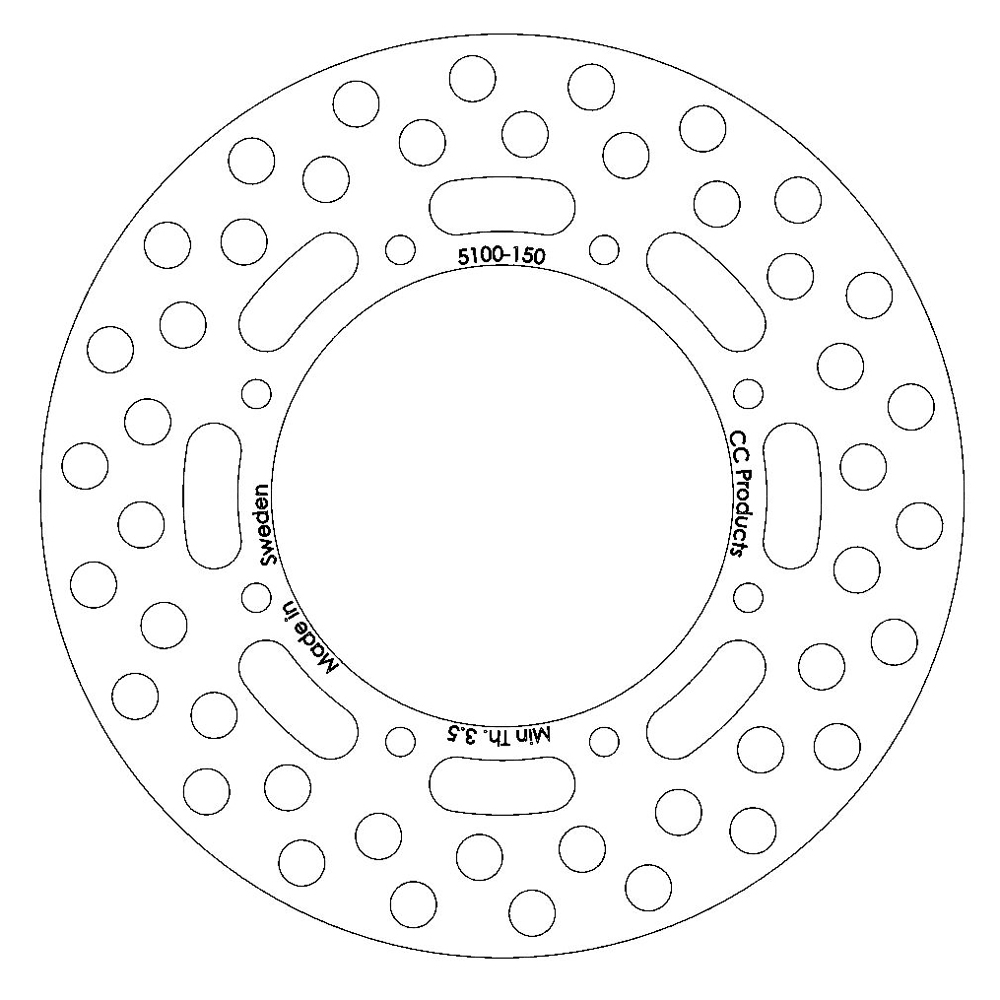 Brake Disc Rear - Kawasaki