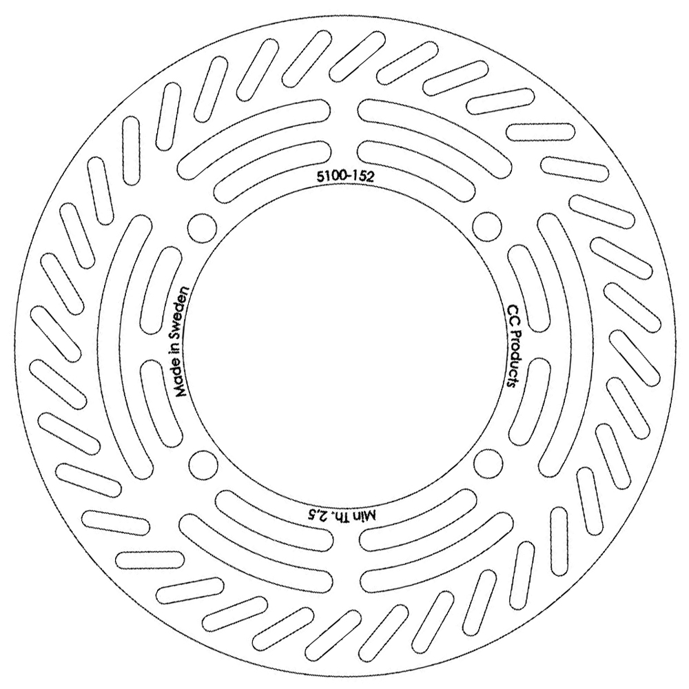 Brake Disc Front CR 125-500 89-91