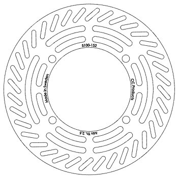 Bromsskiva Fram CR 125-500 89-91