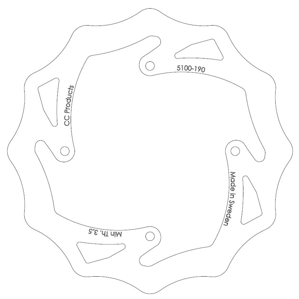 Brake Disc Rear KTM