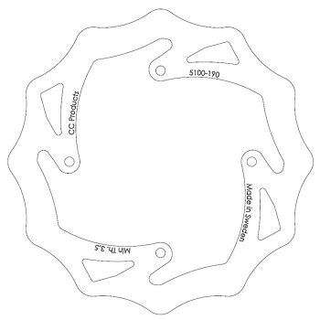 Brake Disc Rear KTM