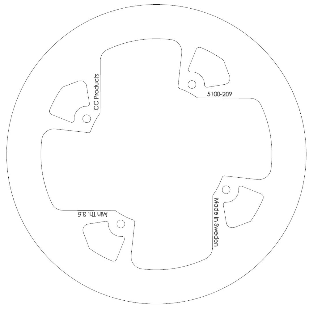 Brake Disc Rear  Solid