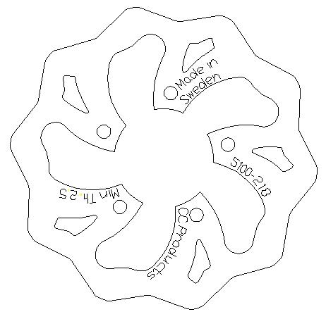 Brake Disc Rear KTM