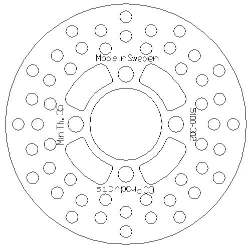 Brake Disc Front left/right