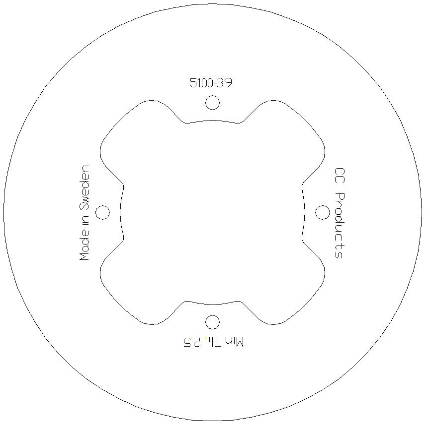 Brake Disc Rear  Solid
