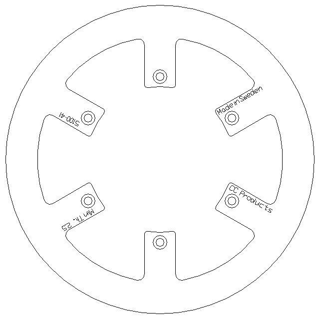 Brake Disc Front Solid 250 mm