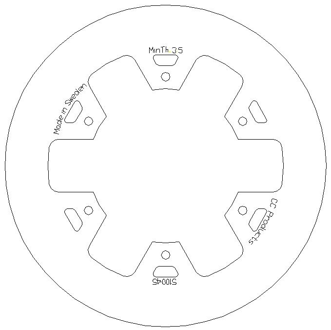 Brake Disc Rear Solid