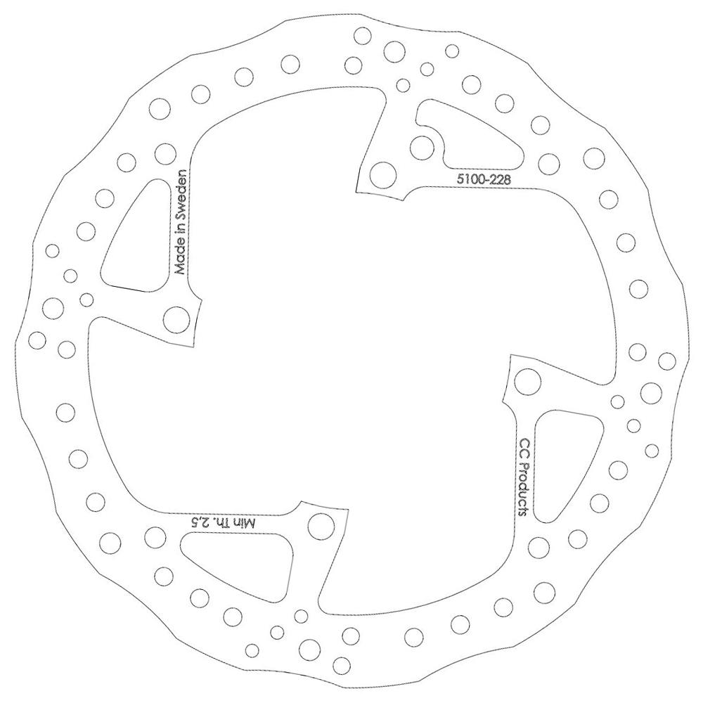 Brake Disc Front 255 mm