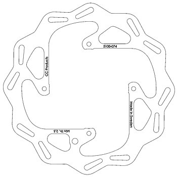 Brake Disc Front - Husqvarna