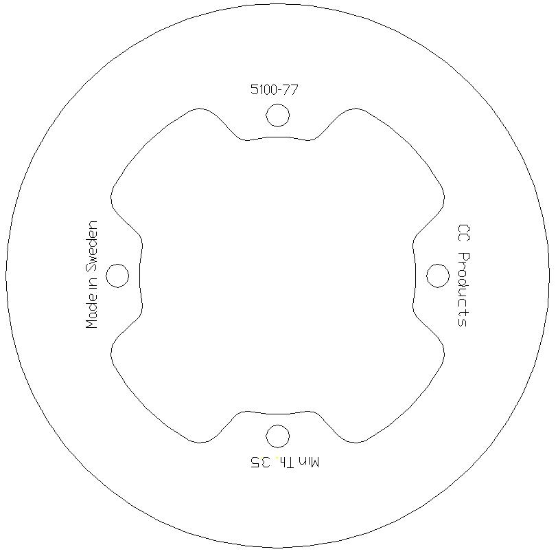 Brake Disc Rear  Solid
