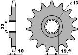 Front sprocket