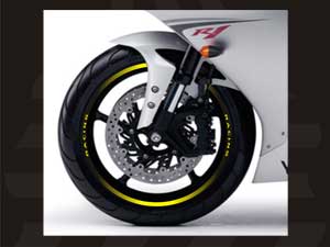 Rim Stripes Yellow/Black - 2
