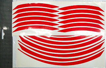 Fälg Stripes Röd