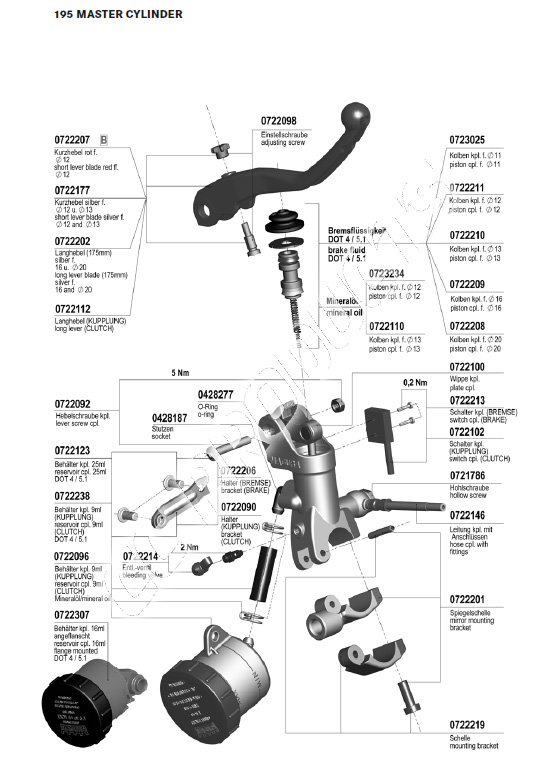 Radial clutch cylinder 13 mm - 3