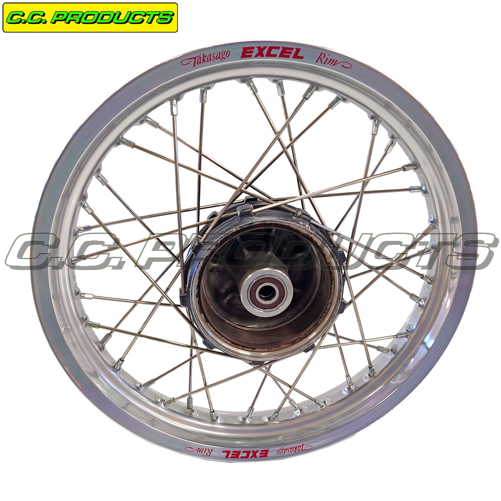 Spoke Set XL 600 V Transalp 17x2,50 87-90 Rear Wheel (For MT Rim) - 3
