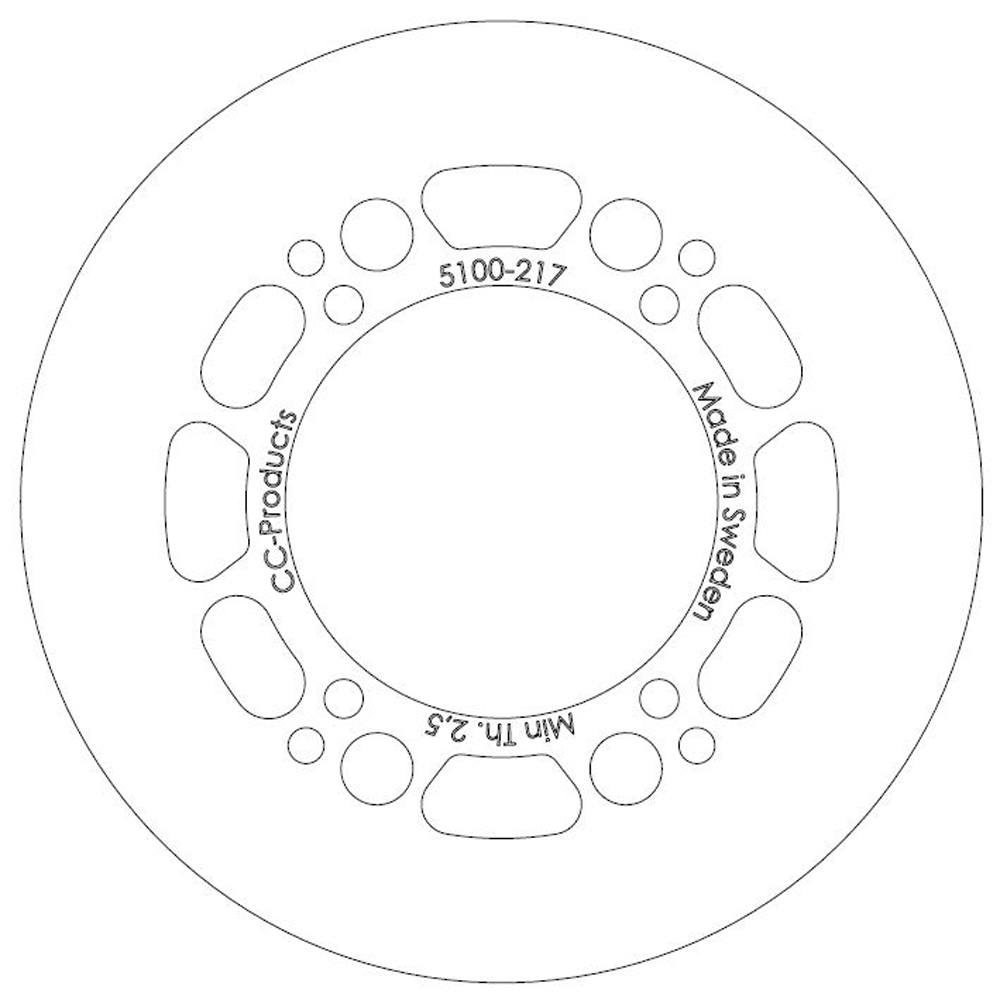 Brake Disc Front/Rear Solid KTM/HVA