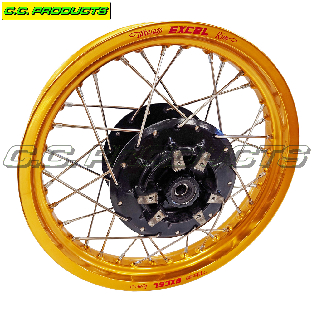 Spoke Set Yamaha XT 500 17-inch 88-02 Rear wheel - 2