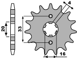 Front sprocket